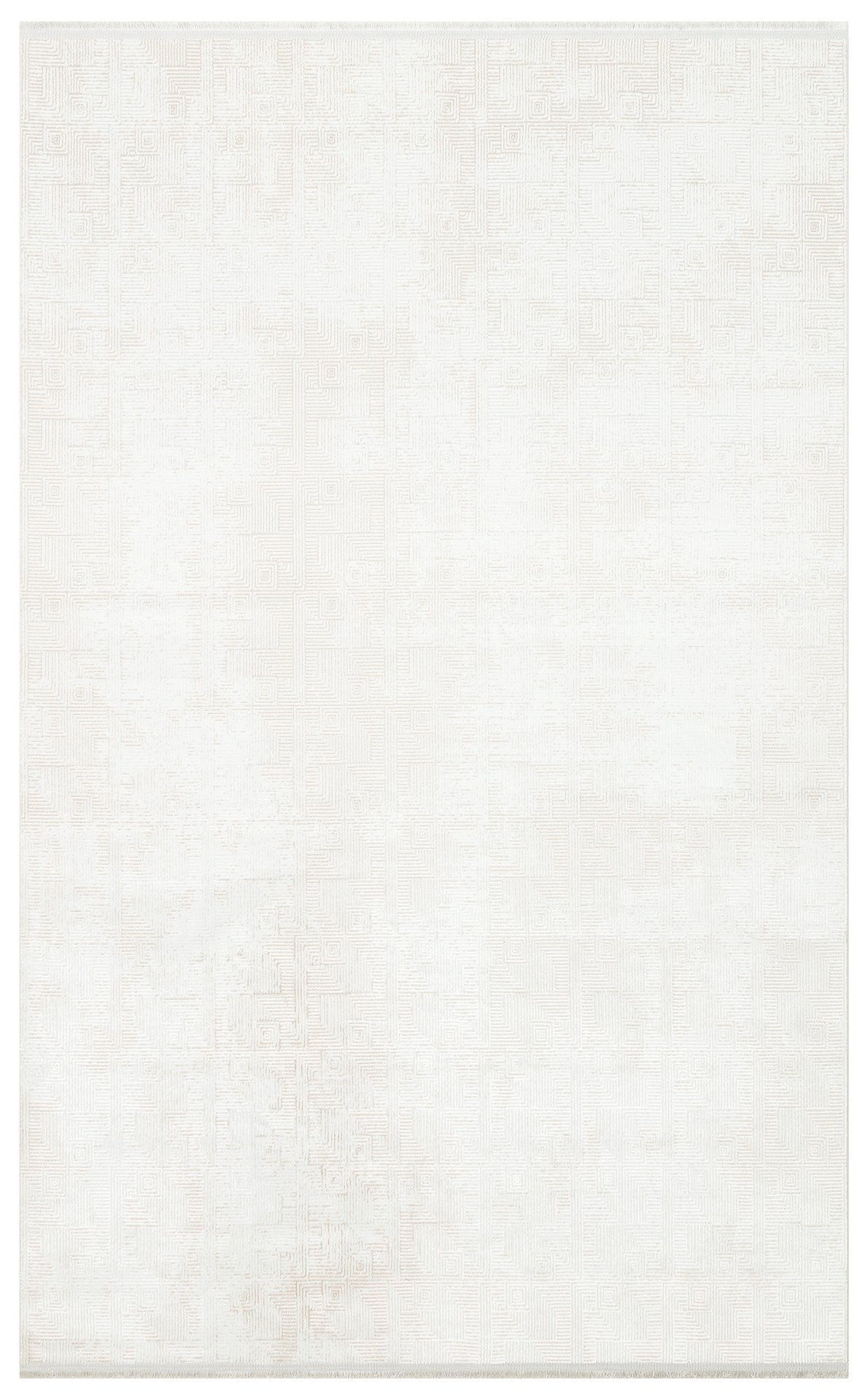 ST 109 CREAM BEIGE Yıkanabilir Kaymaz Tabanlı Hav Vermez Sık Dokuma Modern Halı