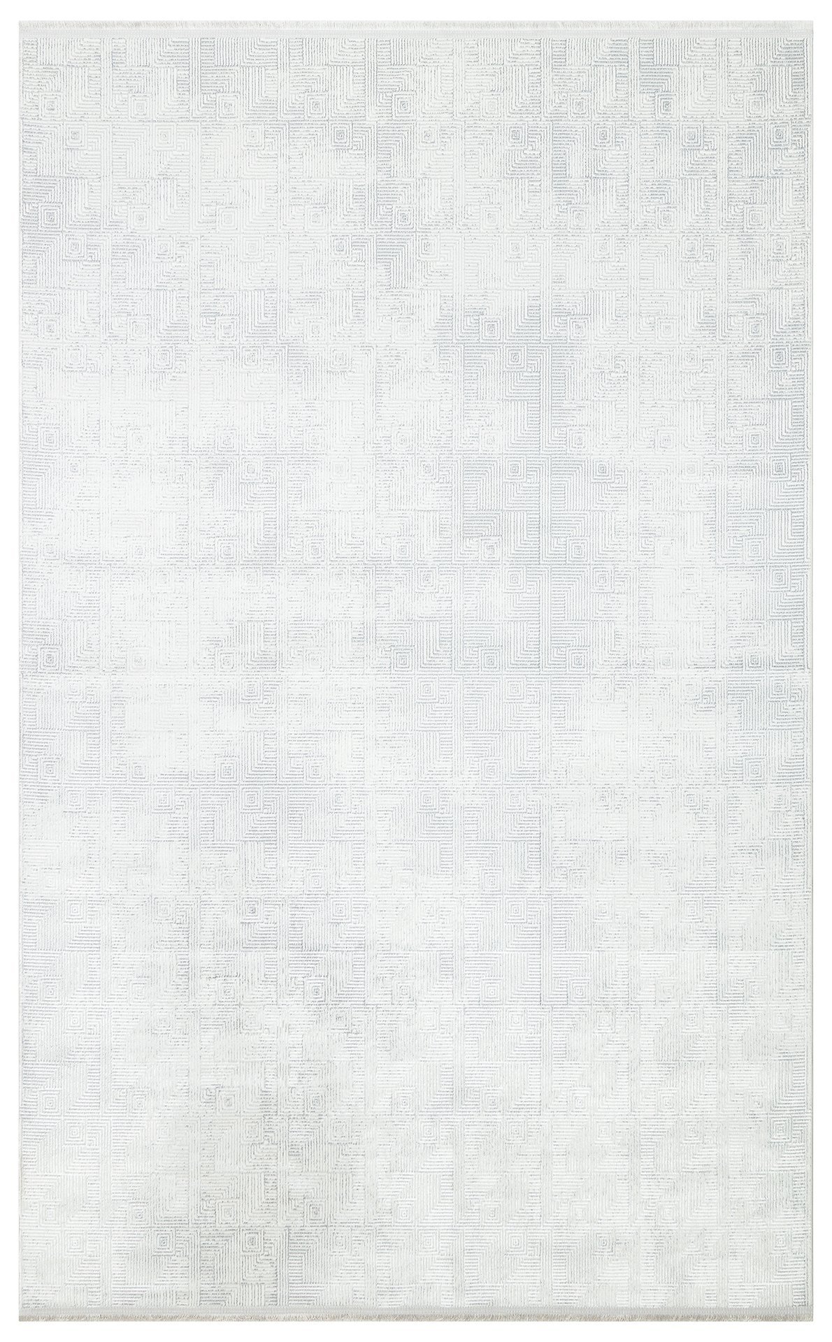 ST 109 CREAM GREY Yıkanabilir Kaymaz Tabanlı Hav Vermez Sık Dokuma Modern Halı