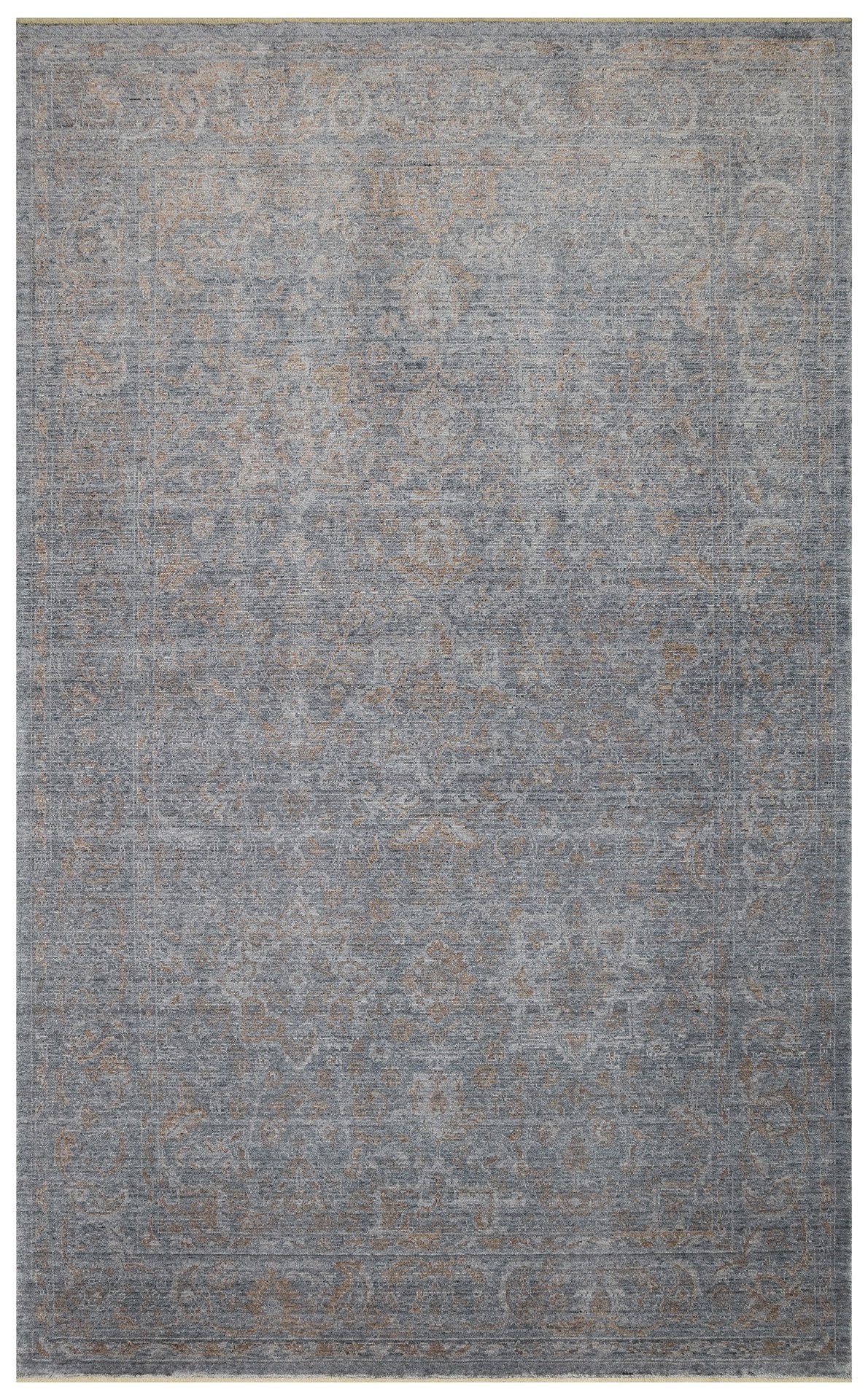 TF 02 D.GREY BRONZE Pakistan Overdyed Tarzı Özel Hav Vermeyen ve El Emeği ile Özel Tezgahlarda Üretilen Uşak Halısı