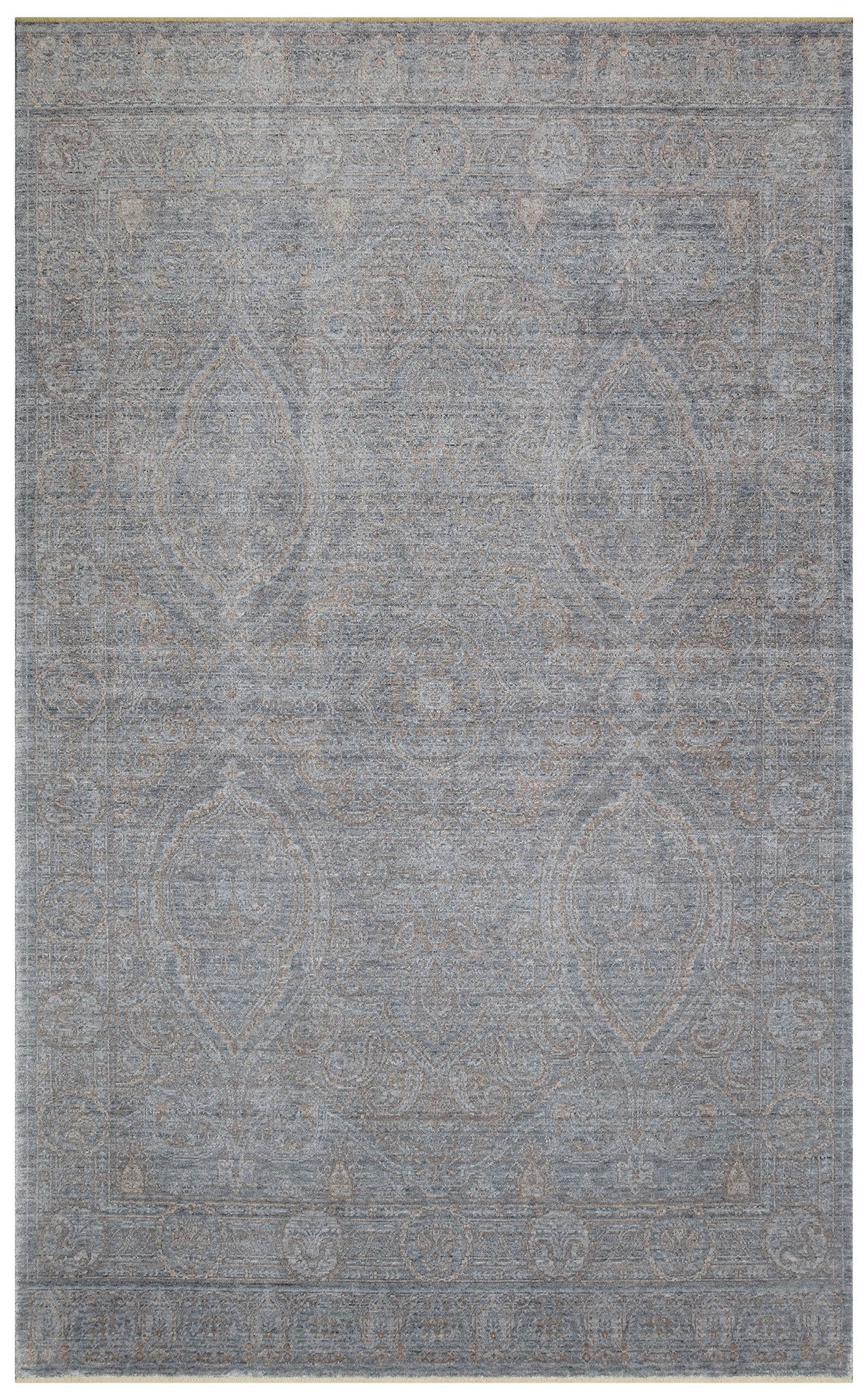 TF 03 D.GREY BRONZE Pakistan Overdyed Tarzı Özel Hav Vermeyen ve El Emeği ile Özel Tezgahlarda Üretilen Uşak Halısı