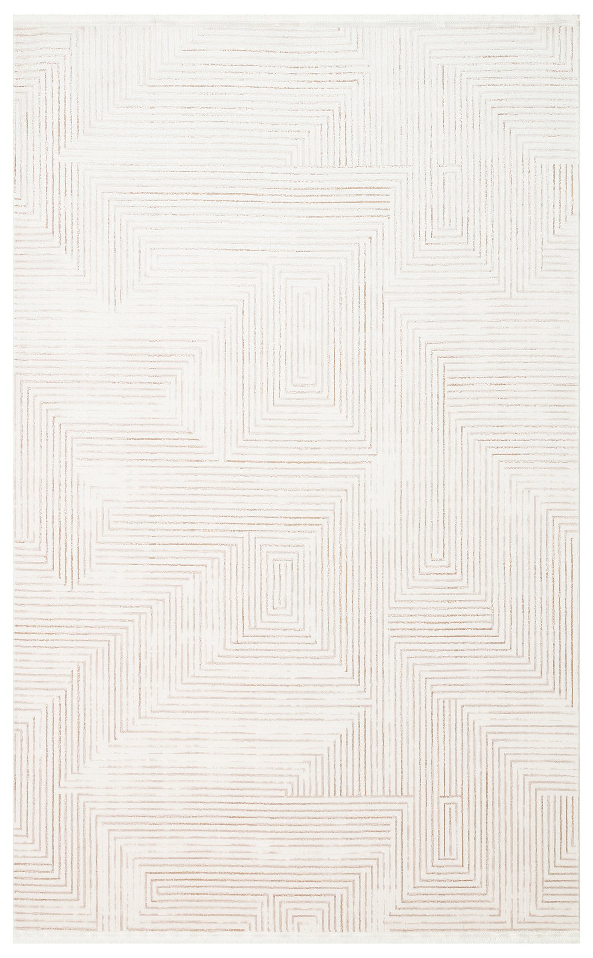 LKY 02 CREAM NATURAL Sade ve Modern Akrilik Makine Halısı 200x290