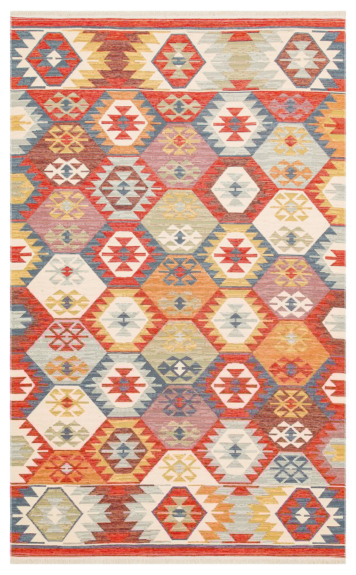 NMD 01 MULTY Yıkanabilir, Çift Taraflı Kullanıma Uygun Yumuşak Tuşeli Otantik Kilim 120x180