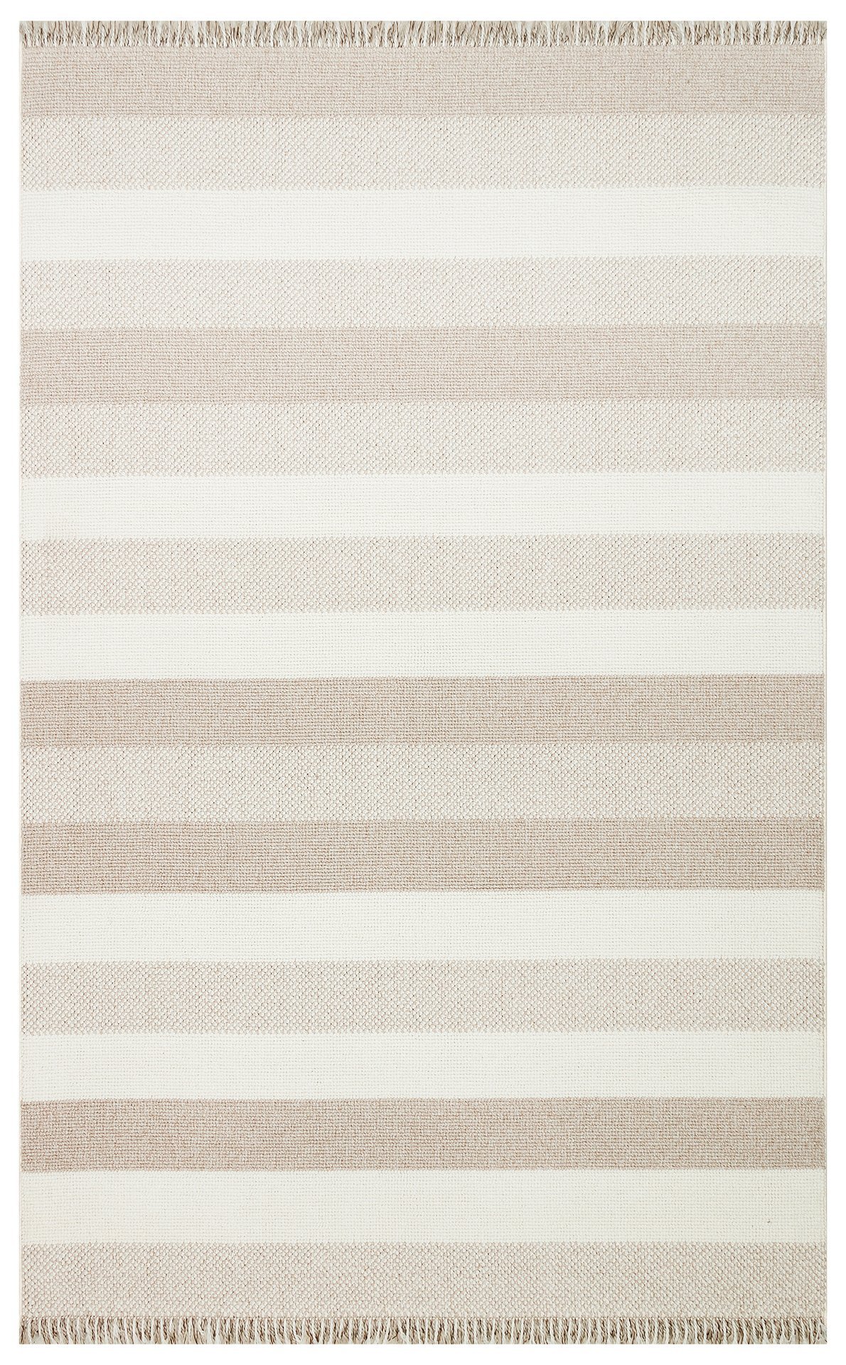 OSL 08 BEIGE Hav Toz Vermez Hasır Dokuma Modern Makine Halısı 80x150