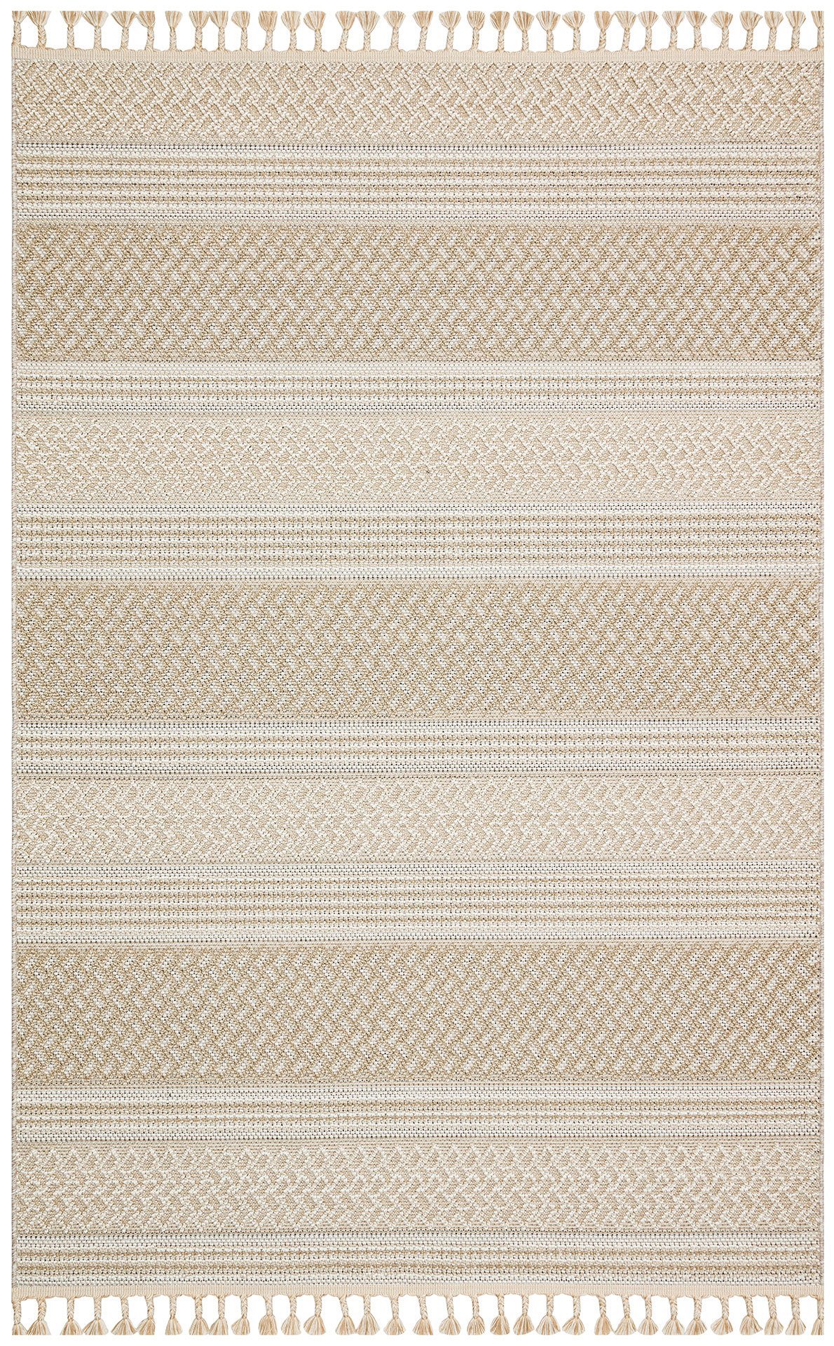 SH 05 BEIGE Hav Toz Vermez Hasır Dokuma Modern Makine Halısı 160x230