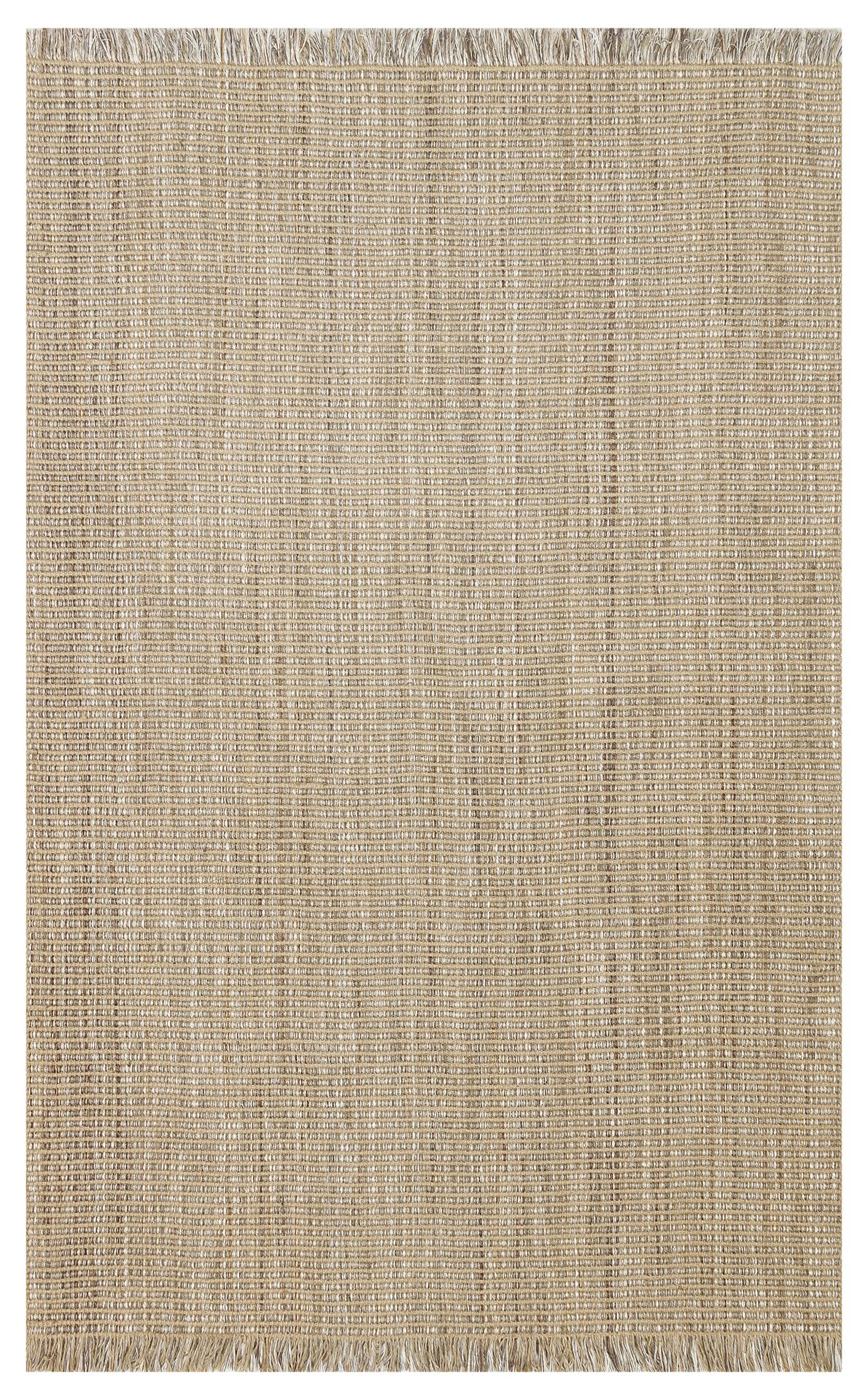 DH 01 BEIGE Jüt ve Polyester ile Üretilen Çift Taraflı Modern Kilim