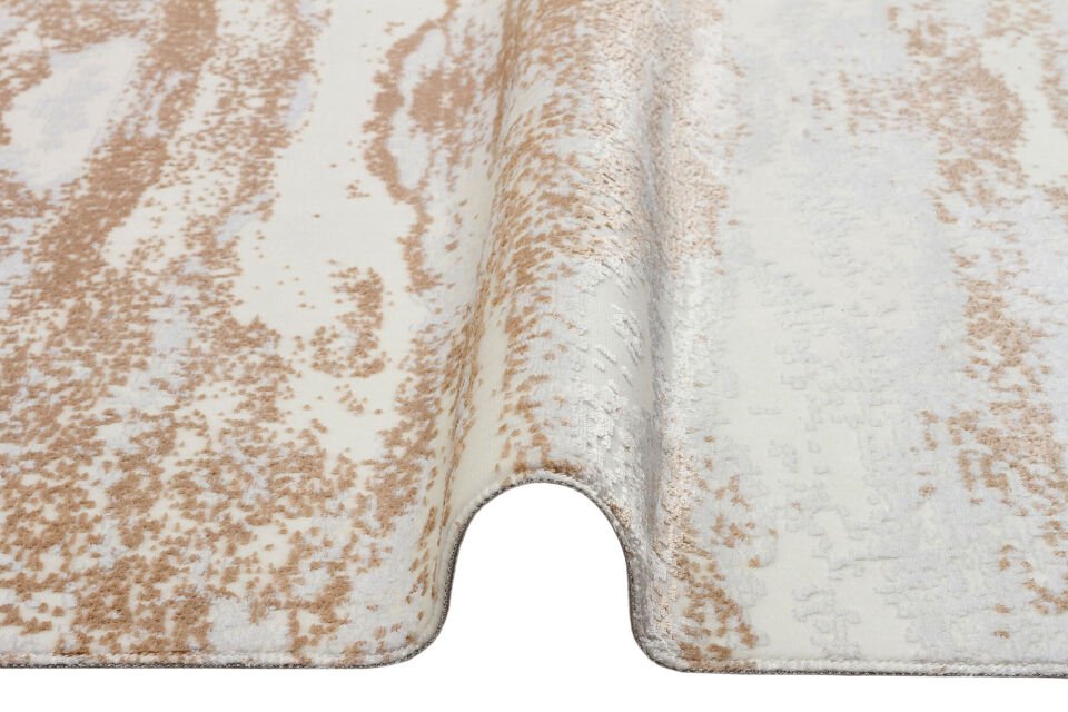 ST 01 CREAM BEIGE XW Hav Toz Vermez Yıkanabilir Kaymaz İnce Dokuma Modern Halı
