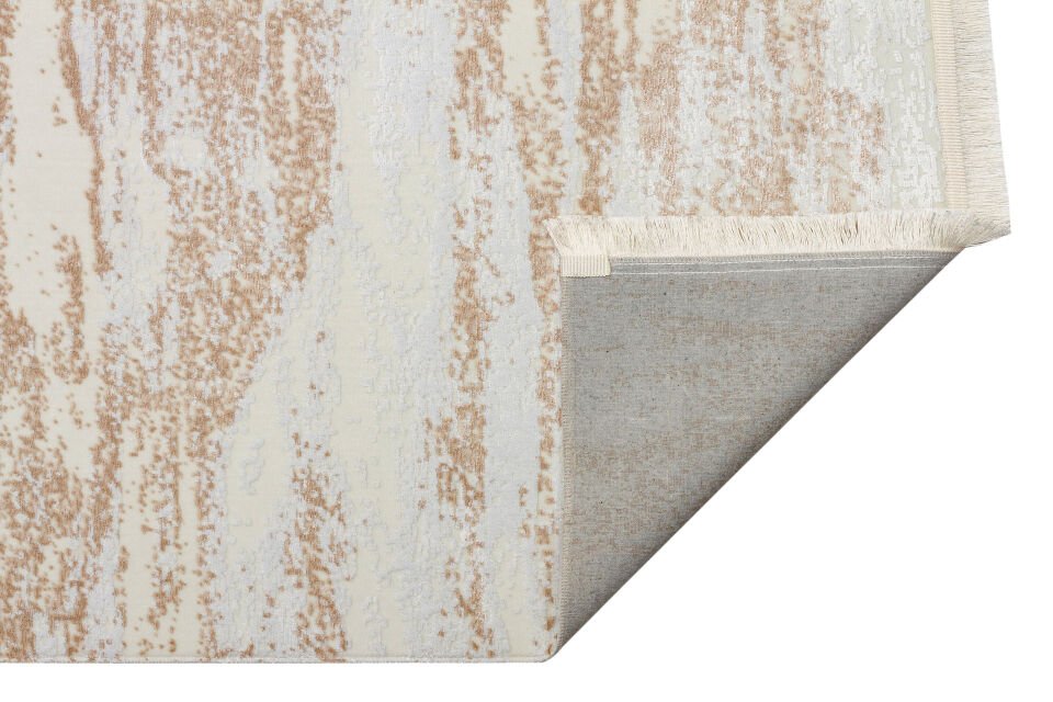 ST 01 CREAM BEIGE XW Hav Toz Vermez Yıkanabilir Kaymaz İnce Dokuma Modern Halı