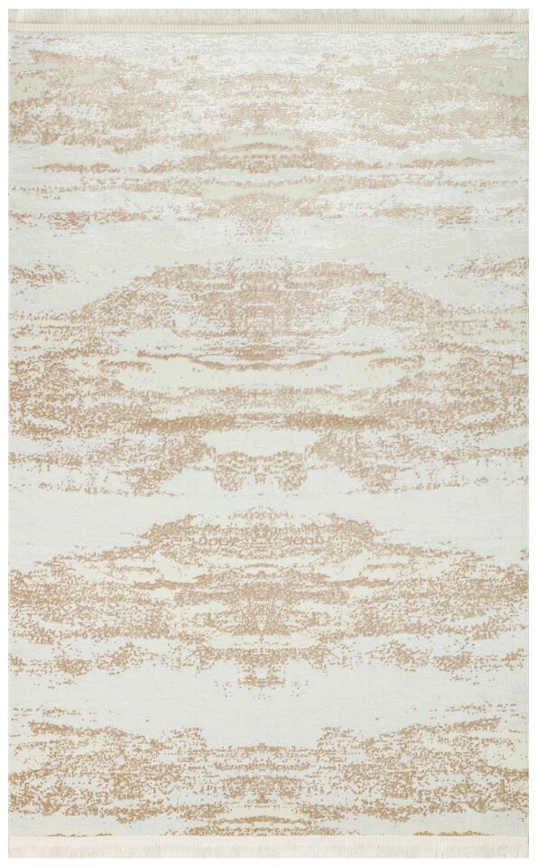 ST 01 CREAM BEIGE XW Hav Toz Vermez Yıkanabilir Kaymaz İnce Dokuma Modern Halı