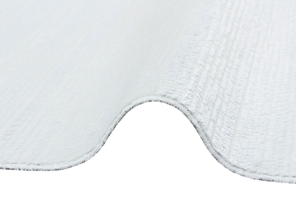 ST 09 WHITE XW Hav Toz Vermez Yıkanabilir Kaymaz İnce Dokuma Modern Halı