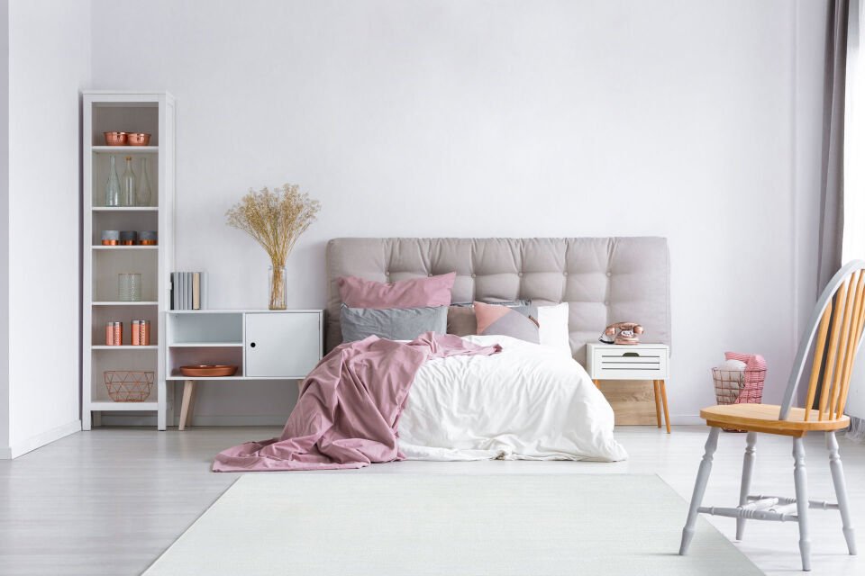 ST 09 WHITE XW Hav Toz Vermez Yıkanabilir Kaymaz İnce Dokuma Modern Halı