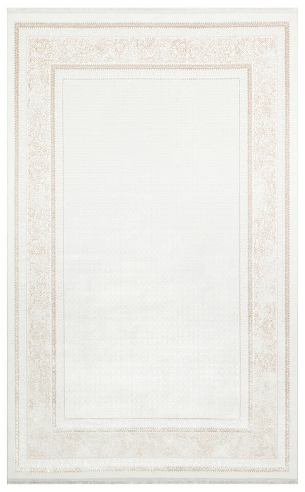 ST 102 BEIGE XW Hav Toz Vermez Yıkanabilir Kaymaz İnce Dokuma Modern Halı
