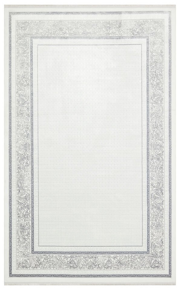 ST 102 GREY XW Hav Toz Vermez Yıkanabilir Kaymaz İnce Dokuma Modern Halı