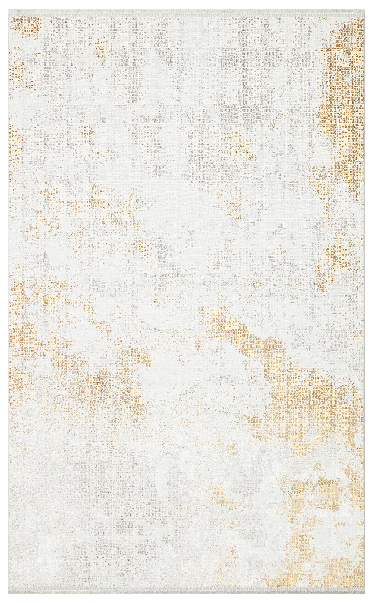 ST 108 CREAM GOLD Yıkanabilir Kaymaz Tabanlı Hav Vermez Sık Dokuma Modern Halı