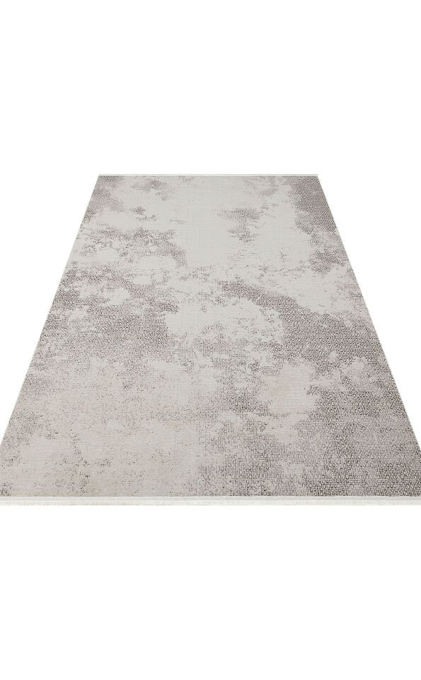 ST 108 D.GREY Yıkanabilir Kaymaz Tabanlı Hav Vermez Sık Dokuma Modern Halı