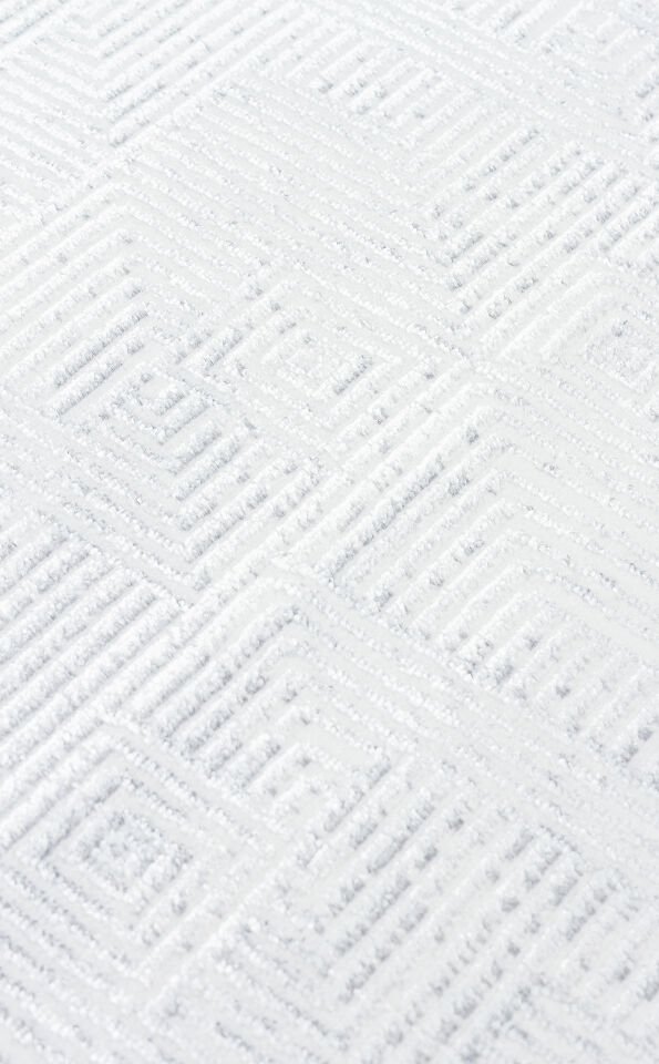 ST 109 CREAM GREY Yıkanabilir Kaymaz Tabanlı Hav Vermez Sık Dokuma Modern Halı
