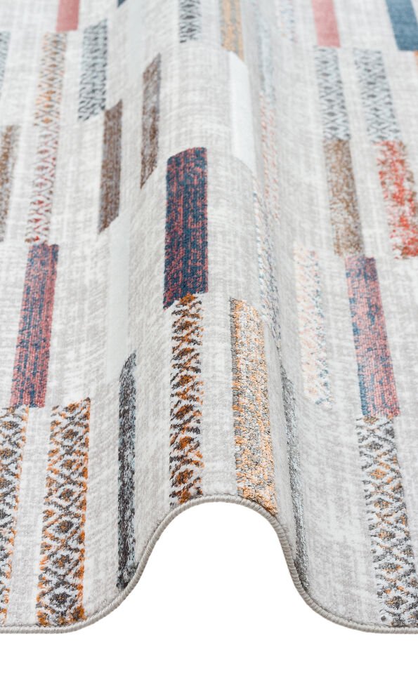 ST 110 MULTY XW  Yıkanabilir Kaymaz Tabanlı Hav Vermez Sık Dokuma Modern Halı