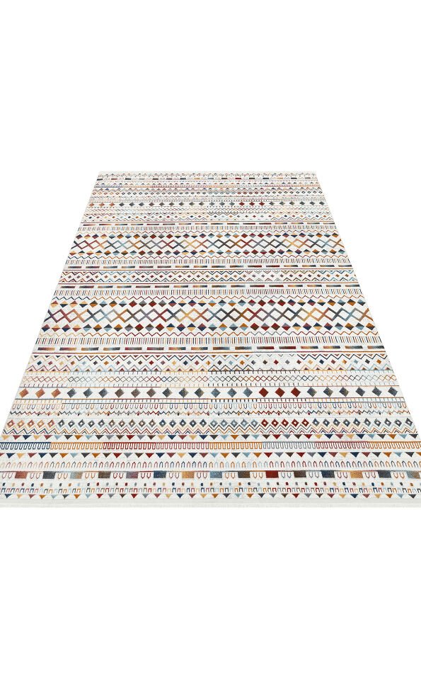 ST 111 MULTY XW Yıkanabilir Kaymaz Tabanlı Hav Vermez Sık Dokuma Modern Halı
