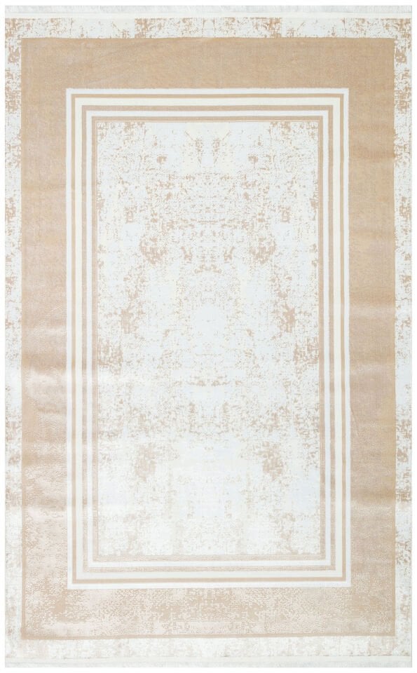 ST 17 BEIGE XW Hav Toz Vermez Yıkanabilir Kaymaz İnce Dokuma Modern Halı