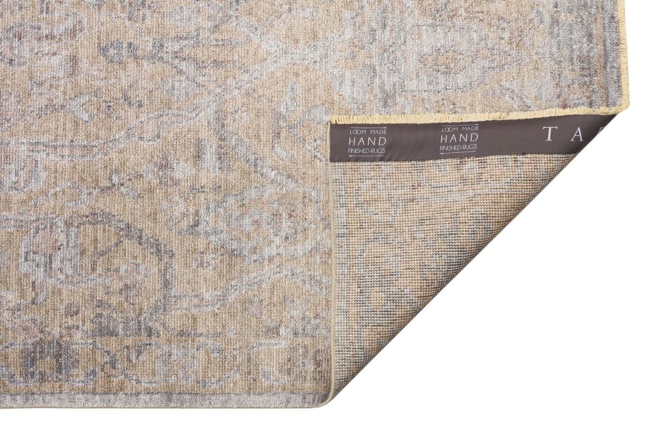 TF 01 BEIGE Pakistan Overdyed Tarzı Özel Hav Vermeyen ve El Emeği ile Özel Tezgahlarda Üretilen Uşak Halısı