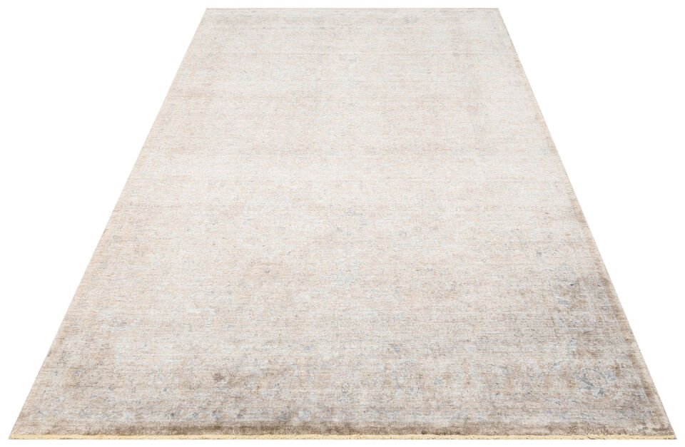 TF 02 BEIGE Pakistan Overdyed Tarzı Özel Hav Vermeyen ve El Emeği ile Özel Tezgahlarda Üretilen Uşak Halısı