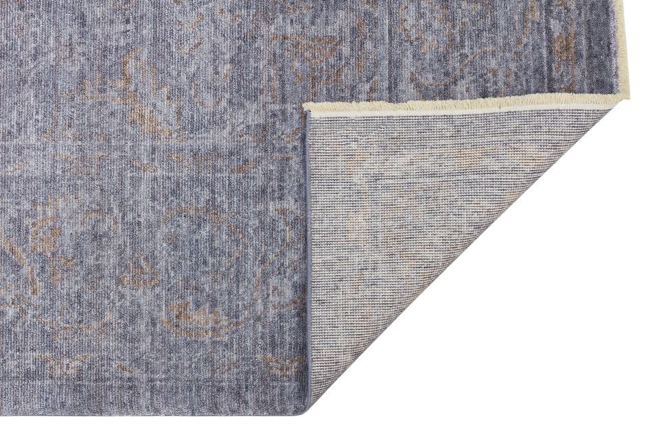 TF 02 D.GREY BRONZE Pakistan Overdyed Tarzı Özel Hav Vermeyen ve El Emeği ile Özel Tezgahlarda Üretilen Uşak Halısı
