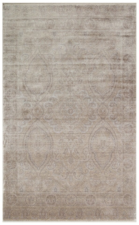 TF 03 BEIGE Pakistan Overdyed Tarzı Özel Hav Vermeyen ve El Emeği ile Özel Tezgahlarda Üretilen Uşak Halısı