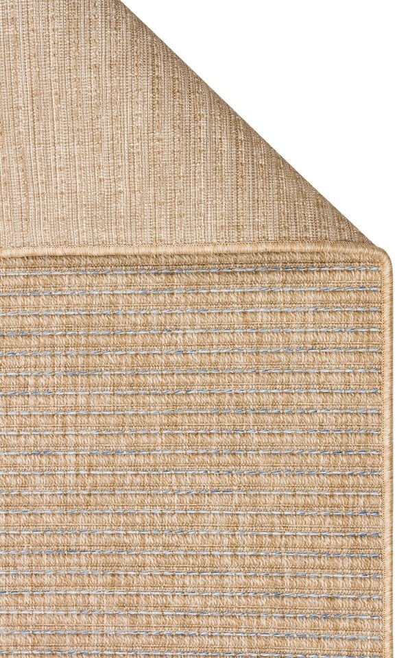 VNT 01 NATURAL BLUE İç ve Dış Mekan Kullanımına Uygun Hav Vermeyen Kolay Temizlenebilir Sisal Görünümlü Halı