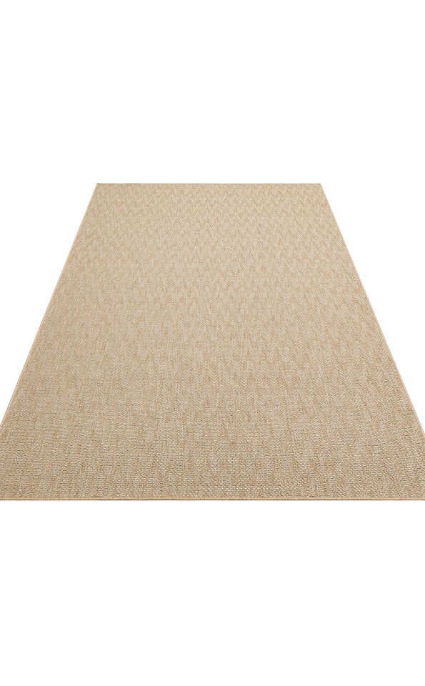 VNT 02 NATURAL WHITE İç ve Dış Mekan Kullanımına Uygun Hav Vermeyen Kolay Temizlenebilir Sisal Görünümlü Halı