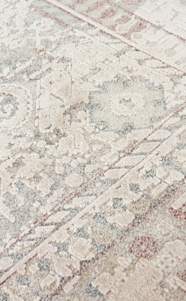 BBL 03 BEIGE Yumuşak Dokulu Vintage Esintilere Sahip Over-dyed Sık Dokuma Salon Halısı