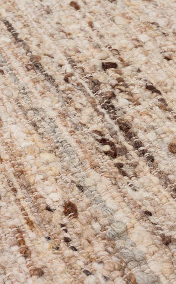 LHS 01 MULTY NATURAL Yün ve Jüt ile Üretilen Örme El Dokuma Halı 80x300