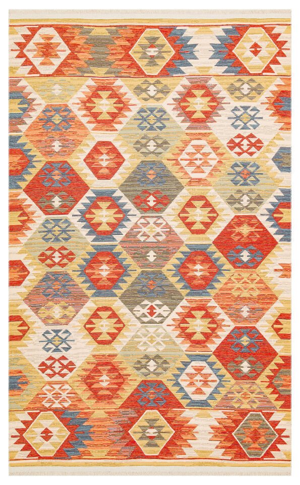 NMD 01 MULTY Yıkanabilir, Çift Taraflı Kullanıma Uygun Yumuşak Tuşeli Otantik Kilim 120x180