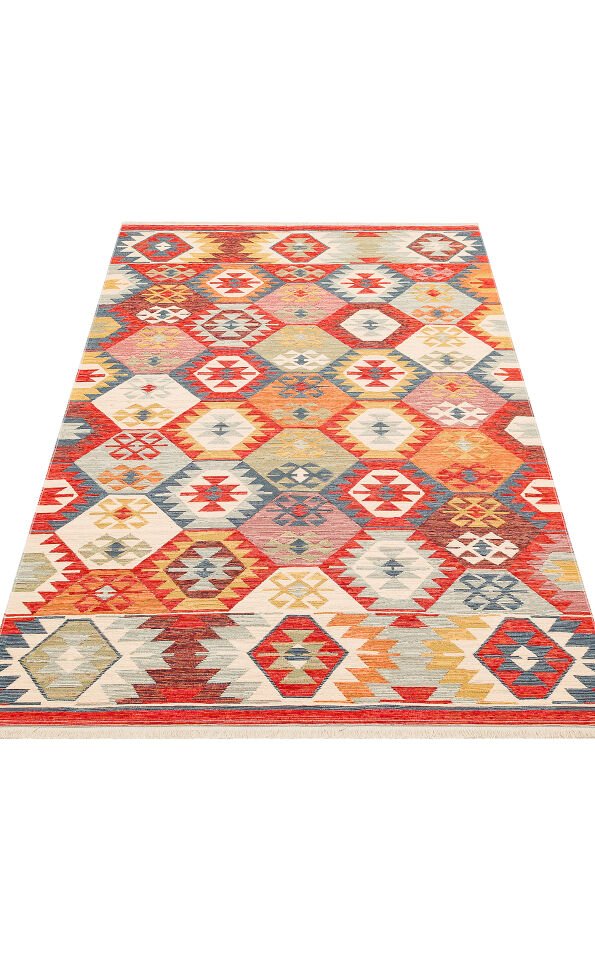 NMD 01 MULTY Yıkanabilir, Çift Taraflı Kullanıma Uygun Yumuşak Tuşeli Otantik Kilim 120x180