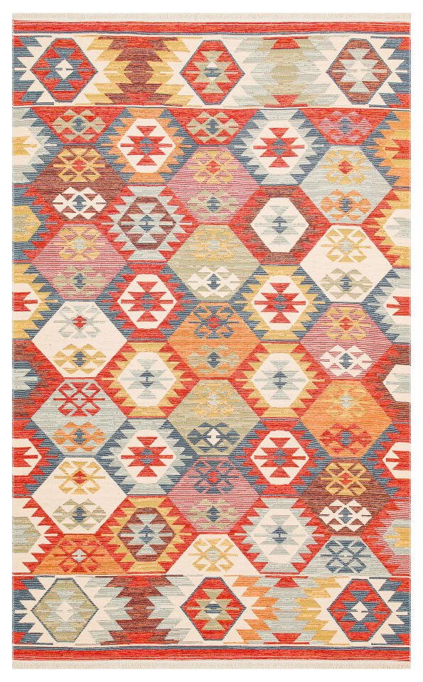 NMD 01 MULTY Yıkanabilir, Çift Taraflı Kullanıma Uygun Yumuşak Tuşeli Otantik Kilim 120x180