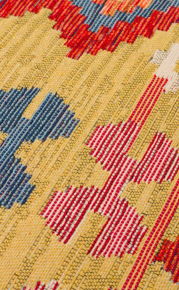 NMD 03 RED Yıkanabilir, Çift Taraflı Kullanıma Uygun Yumuşak Tuşeli Otantik Kilim 80x300