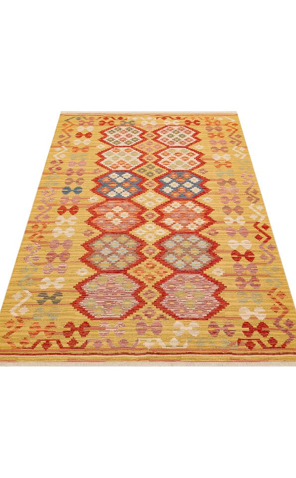 NMD 03 RED Yıkanabilir, Çift Taraflı Kullanıma Uygun Yumuşak Tuşeli Otantik Kilim 80x300