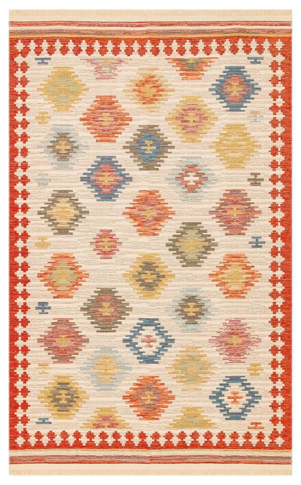 NMD 04 NAVY Yıkanabilir, Çift Taraflı Kullanıma Uygun Yumuşak Tuşeli Otantik Kilim 120x180