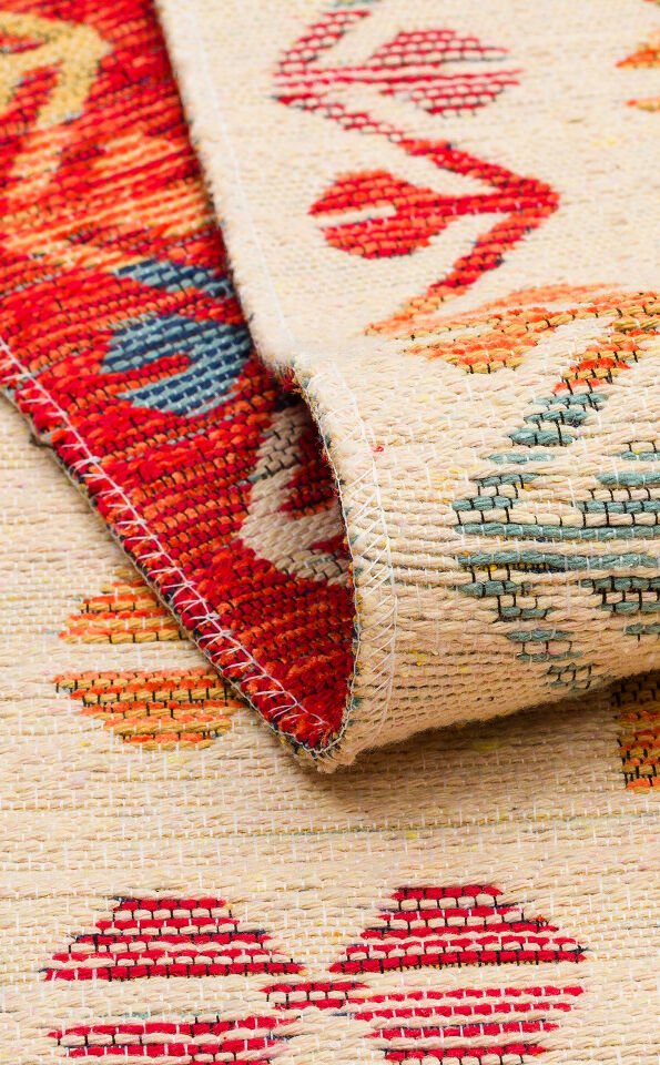 NMD 08 LIGHT MULTY Yıkanabilir, Çift Taraflı Kullanıma Uygun Yumuşak Tuşeli Otantik Kilim 80x150