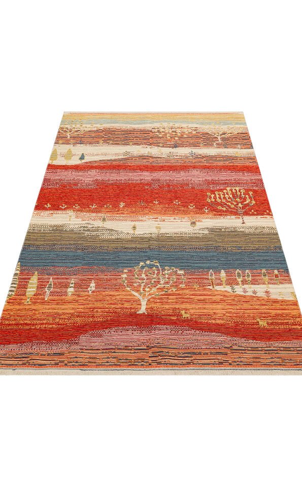 NMD 12 TERRA Yıkanabilir, Çift Taraflı Kullanıma Uygun Yumuşak Tuşeli Otantik Kilim 200x300