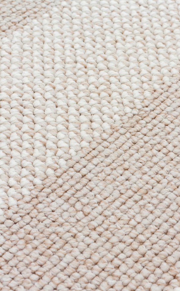 OSL 08 BEIGE Hav Toz Vermez Hasır Dokuma Modern Makine Halısı 80x150