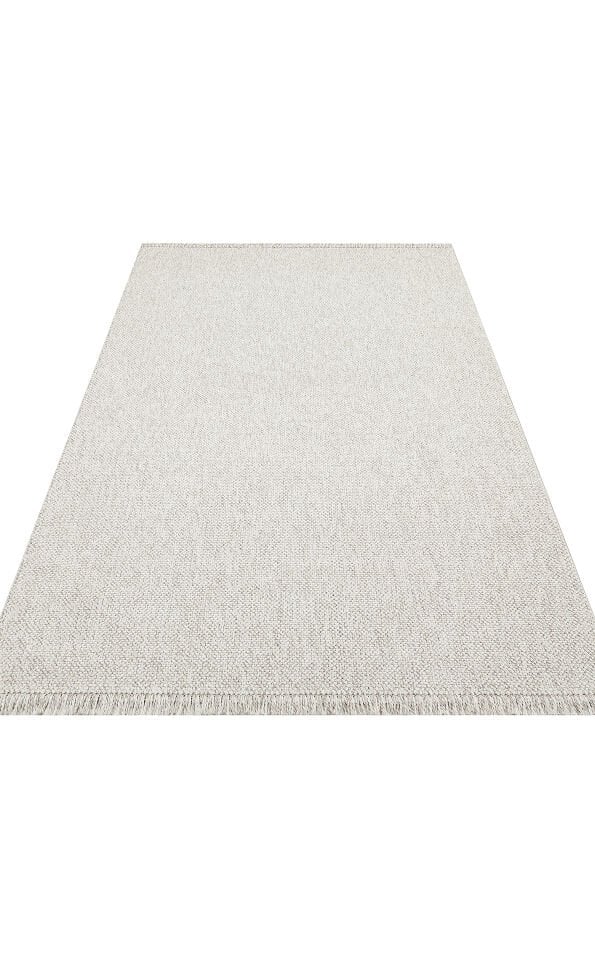 OSL PLAIN GREY Hav Toz Vermez Hasır Dokuma Modern Makine Halısı 200x290