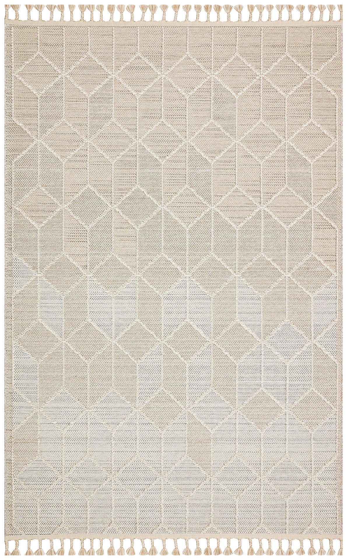 SH 03 BEIGE Hav Toz Vermez Hasır Dokuma Modern Makine Halısı 160x230