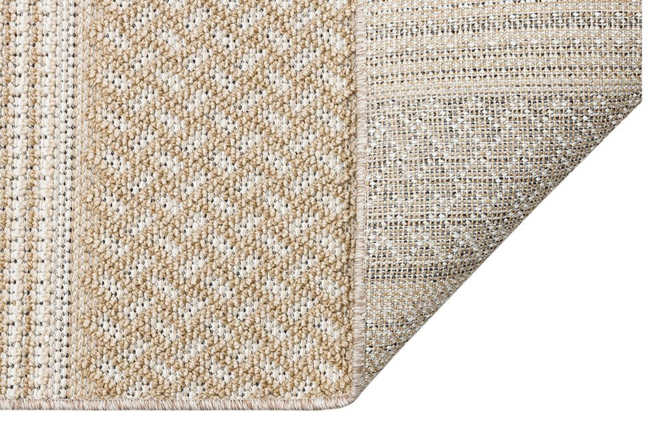 SH 05 BEIGE Hav Toz Vermez Hasır Dokuma Modern Makine Halısı 160x230