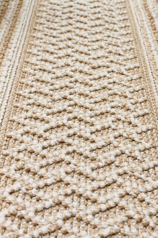 SH 05 BEIGE Hav Toz Vermez Hasır Dokuma Modern Makine Halısı 160x230