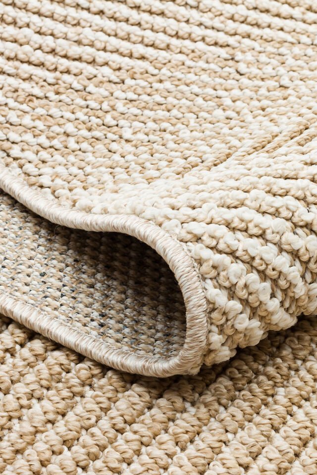 SH 08 BEIGE Hav Toz Vermez Hasır Dokuma Modern Makine Halısı 200x290