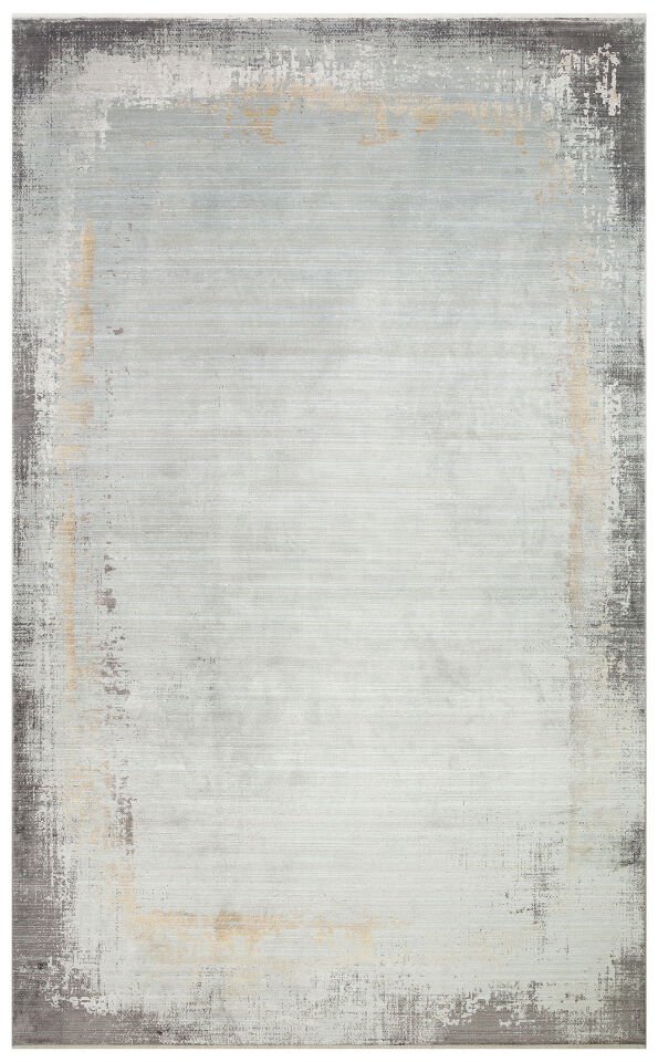 MHL 11 GREY GOLD Klasik Desenli Yüksek Kalite Sık Dokuma Salon Halısı 80x150