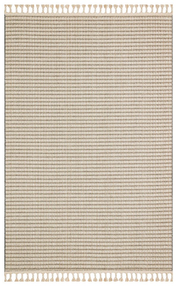 SH 17 BEIGE IVORY Hav Toz Vermez Hasır Dokuma Modern Makine Halısı 160x230