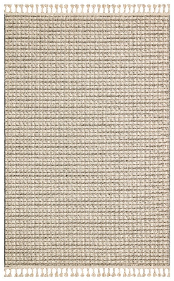 SH 17 BEIGE IVORY Hav Toz Vermez Hasır Dokuma Modern Makine Halısı 200x290