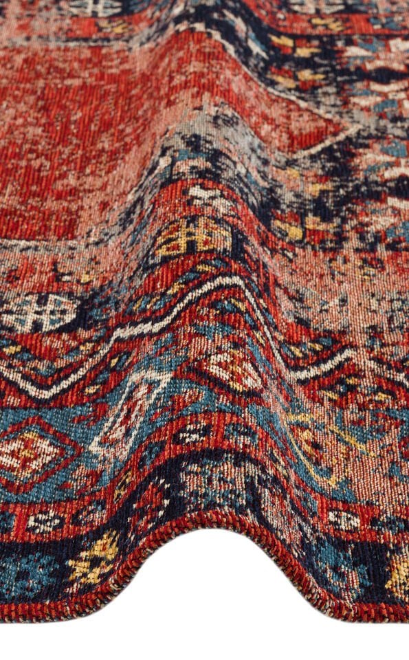 AND 04 MULTY Anadolu Antik Desenli Yıkanabilir Kaymaz Tabanlı Etnik Kilim