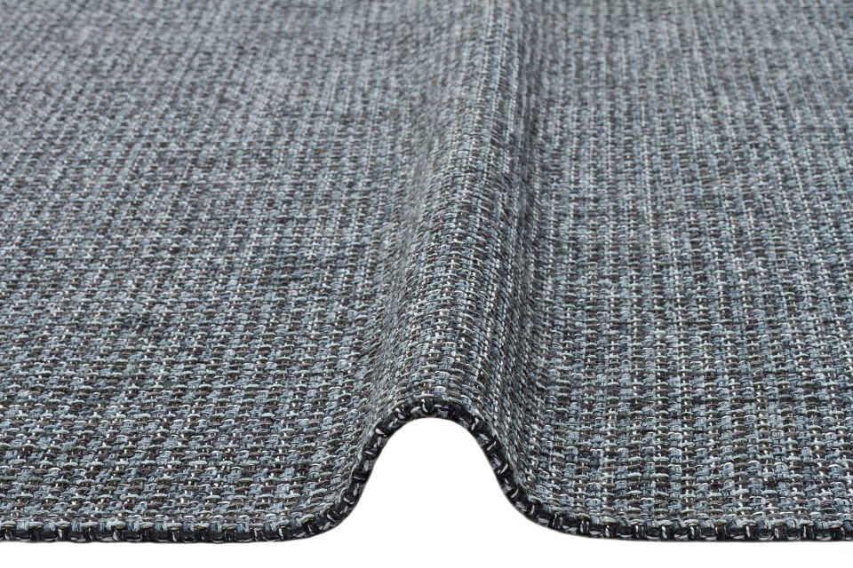 BRK 01 ANTRASIT SILVER Hasır Görünümlü Kaymaz Renkli Dokuma Modern Kilim