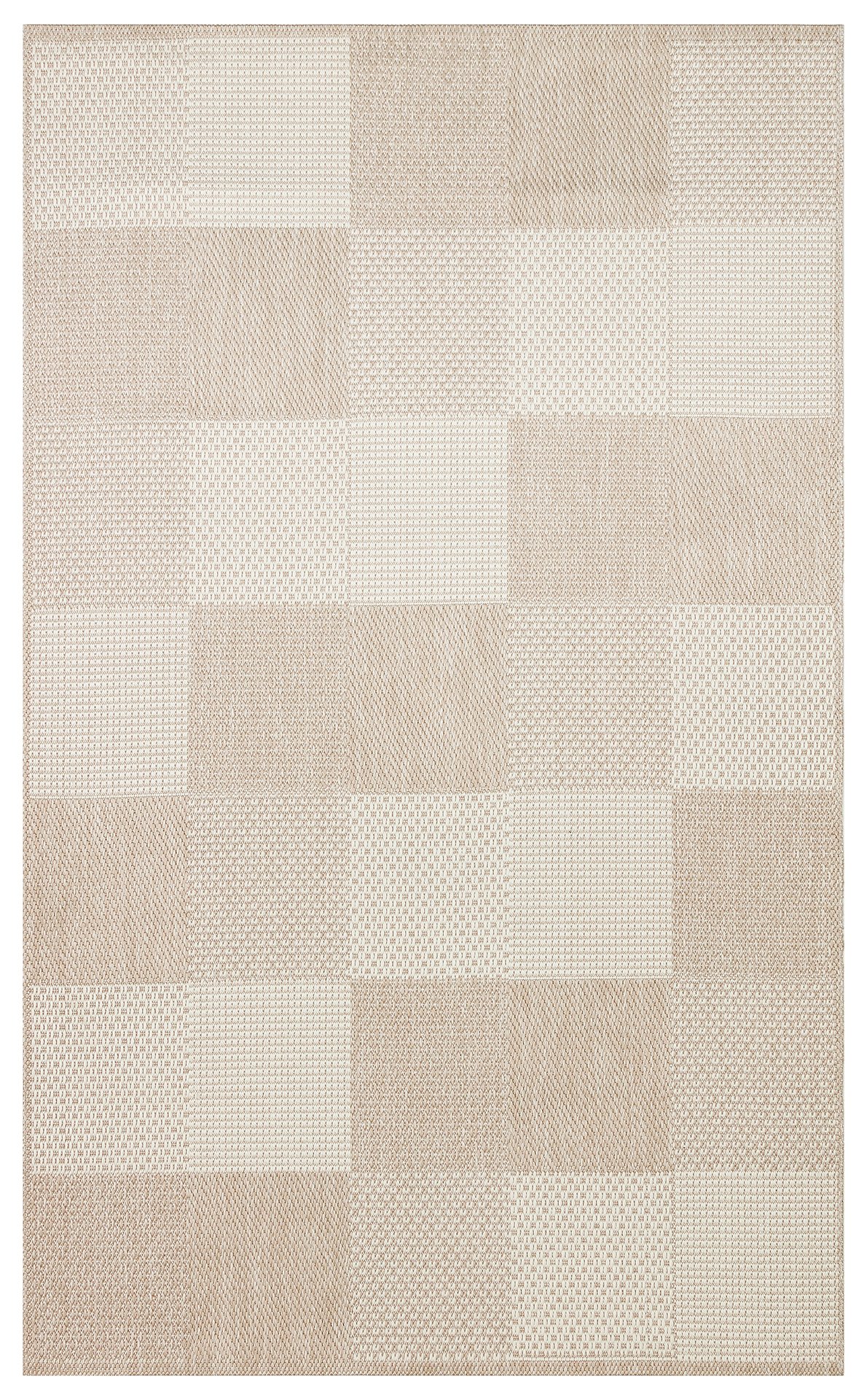 MNO 01 BEIGE Hav Toz Vermez Kaymaz Tabanlı Şık Kilim